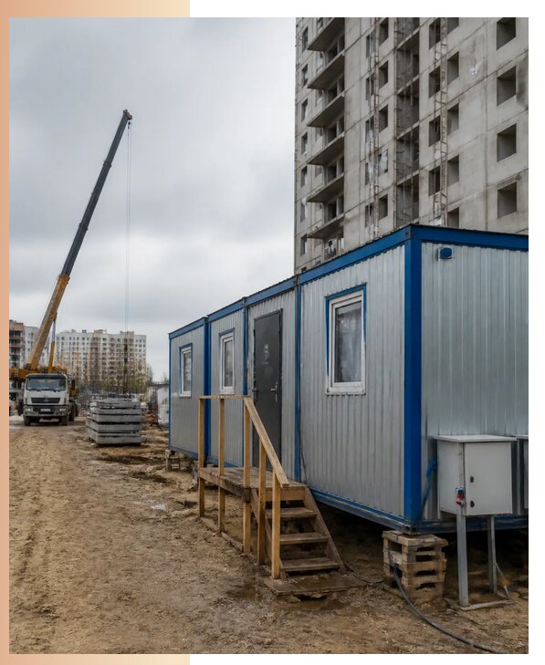 Аренда строительных вагончиков для рабочих в Канаше