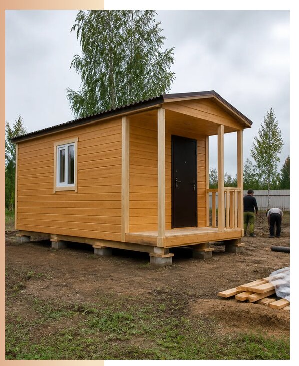 Недорогие дачные домики в Канаше с изготовлением и доставкой